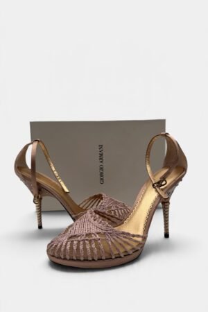 GIORGIO ARMANI - CROCHET PUMPS HEELS